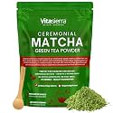 Vitasierra Matcha Tea Powder (100Gm) - Organic &amp; Pure Ceremonial Grade Matcha Green Tea Powder - Sourced From Japan