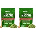 Vitasierra Matcha Tea Powder Organic & Pure Ceremonial Grade Matcha Green Tea Powder Sourced From Japan, 100 Gram x 2