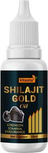 vitasta ayurvedic shilajit oil for stamina strength and endurance 30 ml