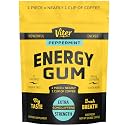 Viter Energy Caffeine Gum 60mg, Sugar Free, Peppermint, 180ct Bulk Bag