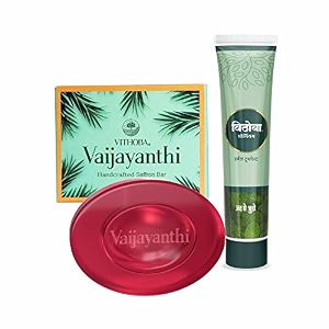 vithoba saffron soap amp herbal premium toothpaste combo 75g40g