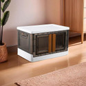 Vittamix 1 Units Multipurpose Folding Cabinet Storage Organizer Box (1XL) Plastic Free Standing Chest of Drawers