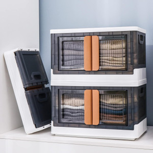 vittamix 2 units multipurpose folding cabinet storage organizer box 2xl plastic free standing chest of drawers
