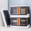 Vittamix 2 Units Multipurpose Folding Cabinet Storage Organizer Box (2XL) Plastic Free Standing Chest of Drawers