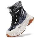 VITUOFLY Boys Winter Hiking Boots Kids Girls Warm Non-Slip Snow Shoes