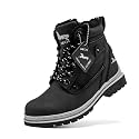 VITUOFLY Boys Winter Hiking Boots Kids Girls Warm Non-Slip Snow Shoes