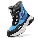 VITUOFLY Boys Winter Hiking Boots Kids Girls Warm Non-Slip Snow Shoes