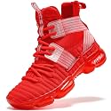 VITUOFLY Kids Basketball Shoes Boys Sneakers Girls Mid-top Sports Shoes