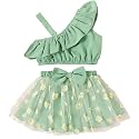 Latest Stylish Fancy Baby Girls Pista Green