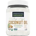 Viva Naturals Organic Coconut Oil– Unrefined, Cold-Pressed Extra Virgin Coconut Oil, USDA Organic &amp; Non-GMO, NaturalCookingOil, Hair &amp; Skin Oil, 54 Fl Oz (Pack of 6)