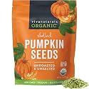 Viva Naturals Organic Pumpkin Seeds, 2 lb (32 oz, 907 g) – Shelled, Unroasted, Unsalted, Non-GMO, Vegan, Good Source of Iron &amp; Dietary Fiber, Perfect for Salads