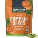 Viva Naturals Organic Pumpkin Seeds -Shelled,Unroasted &amp; Unsalted Pumpkin Seeds Organic,Perfect for Salads,Trail Mix&amp;Baked Goods-Good Source of Iron&amp;Dietary Fiber- 1 lb (454 g),16 Ounce (Pack of 12)