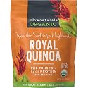 Viva Naturals Organic Quinoa, Pre-Washed Whole Grain, Plant Protein, USDA Organic, Gluten-Free, Non-GMO, Vegan, Kosher Rice and Pasta Substitute, 64 Ounce (Pack of 6)