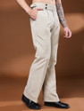 VIVA TRENDZ Regular Fit Men Beige Trousers