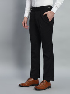VIVA TRENDZ Regular Fit Men Black Trousers