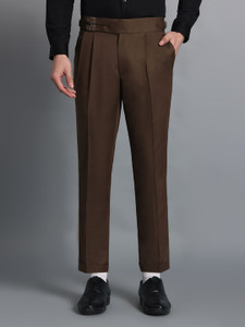 VIVA TRENDZ Regular Fit Men Brown Trousers