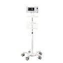 VivaDiagnostics Rolling Stand Vital Signs Monitor for WE 7000 Series Connex Spot, (Monitor NOT Included), Blood Pressure Cuff Basket, Work Surface, Adjustable Pole, and Cord Organizer