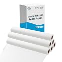 VivaEssentials Smooth Medical Exam Table Paper, 21" x 225', Pack of 12 Rolls Massage Table Paper, Papel de Camilla