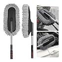 Car Duster, Extendable Long Handle Microfiber Exterior Scratch Free Car Cleaning Tool, Car Duster Brush for Truck,Pickup,SUV,Motorcycle, Vehicles Cleaning,Multicolor