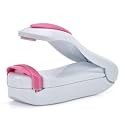 (Pack of 1 with Cell) Portable Heat Sealer Mini Sealing Machine for Food Storage Vacuum Bag, Chip, Plastic, Snack Bags, Package Home Closer Storage Tool(Multi Color)