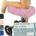Vive Mobility Knee Scooter Pad Cover - Soft Adult Sheepskin Memory Foam