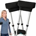 Vive Premium Crutch Pads &amp; Hand Grips - Comfortable, Breathable