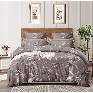 300 tc glace cotton soft single bed duvet cover with zipper closure - 6034 x 9034 inch