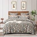 7D 400TC Glace Cotton Soft Single Bed Rajai Cover II Duvet Cover II Blanket Cover II Comforter Cover II Quilt Cover with Zipper Closure (60" x 90" inch, Onyx)