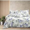 7D 400TC Glace Cotton Soft Single Bed Rajai Cover II Duvet Cover II Blanket Cover II Comforter Cover II Quilt Cover with Zipper Closure (60" x 90" inch, Onyx)