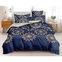 300 TC Glace Cotton Soft Single Bed Rajai Cover II Duvet Cover II Blanket Cover II Comforter Cover II Quilt Cover with Zipper Closure - 60" x 90" inch (Royal Blue)