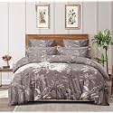 7D 400TC Glace Cotton King Size Duvet Cover || Comforter Cover || Rajai Cover || Quilt Cover Double Bed with Zipper (90" × 100" inch, Onyx