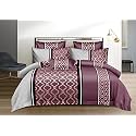 7D 400TC Glace Cotton King Size Duvet Cover || Comforter Cover || Rajai Cover || Quilt Cover Double Bed with Zipper (90" × 100" inch, Onyx