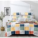 300 TC Glacecotton King Size Duvet Cover II Blanket Cover II Double Bed Rajai Cover II Comforter Cover II Quilt Cover with Zipper Closure (90" x 100" inches) + 2 Pillow Covers