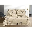 7D 400TC Glace Cotton Soft Single Bed Rajai Cover II Duvet Cover II Blanket Cover II Comforter Cover II Quilt Cover with Zipper Closure (60" x 90" inch, Onyx)
