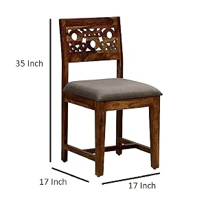 wooden dining chair only  dinning chairs for dining room table  sheesham wood set of 2 provincial teak finish