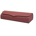 VIVID Vision Brown Spectacle Case Cover | Faux Leather Hard Shell | Magnetic Closure | Lightweight &amp; Compact Eyewear Storage for Reading Glasses - IC-556-Brown