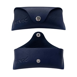vivid unisex specs snap button eyewear dabbi faux leather soft case cover