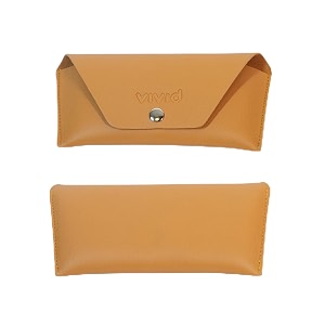 vivid unisex specs snap button eyewear dabbi faux leather soft case cover