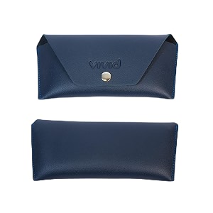 vivid unisex specs snap button eyewear dabbi faux leather soft case cover