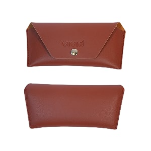 vivid unisex specs snap button eyewear dabbi faux leather soft case cover