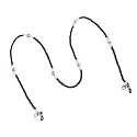 VIVID vision Unisex Adult Beads Eyeglass Holder Strap Cord | New Chain Adjust on Sunglasses | Anti-slip Retainer Lanyard String Eyewear Frame | CH-285-Black