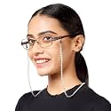 VIVID vision Unisex Adult Beads Eyeglass Holder Strap Cord | New Chain Adjust on Sunglasses | Anti-slip Retainer Lanyard String Eyewear Frame | CH-233 | White
