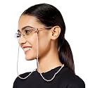 Unisex Specs Holder Hook &amp; Loop Anit Slip Eyewear Lanyard Beads Strap Chain