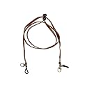 Unisex Spec Holder Hook &amp; Loop Anit Slip Eyewear Lanyard Faux Leather Chain