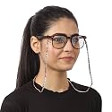 VIVID vision Unisex Adult Fabric Eyeglass Holder Strap Cord | New Chain Adjust on Sunglasses | Anti-slip Retainer Lanyard String Eyewear Frame | CH-283-BROWN