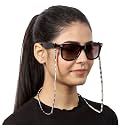 VIVID vision Unisex Adult Fabric Eyeglass Holder Strap Cord | New Chain Adjust on Sunglasses | Anti-slip Retainer Lanyard String Eyewear Frame | CH-281-Black