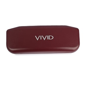 vivid vision unisex adult lightweight eyewear specs case cover  protect eye glasses  abs  plastic  spectacles  cases  cases  ap-432  maroon  nrm