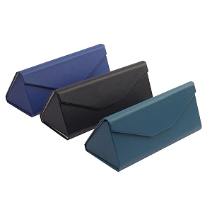 vivid vision unisex adult lightweight eyewear specs case cover  protect eye glasses  chashma dibbi  spectacle box  closure - magnetic  faux leather  ic-534  royal blue