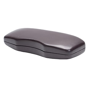 vivid vision unisex adult lightweight eyewear specs case cover  protect eye glasses  chashma dibbi  spectacle box  closure - hinge-spring  metal  ic- 210  brown