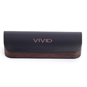 vivid vision unisex adult lightweight eyewear specs case cover  protect eye glasses  abs  plastic  spectacles  cases  cases  ap-276  black-brown